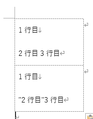 そのままペーストを行った後の画面