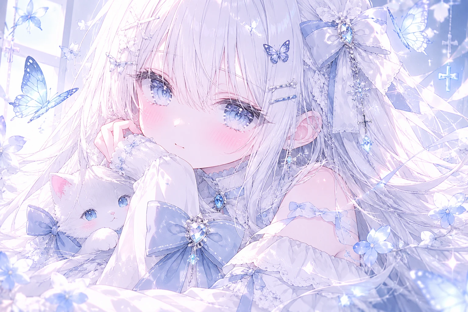 白髪の少女1