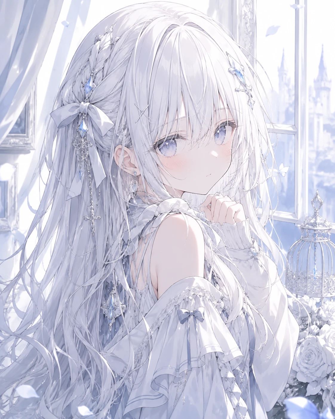 白髪の少女2